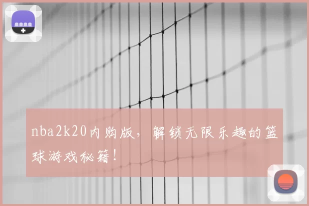 nba2k20内购版,解锁无限乐趣的篮球游戏秘籍!