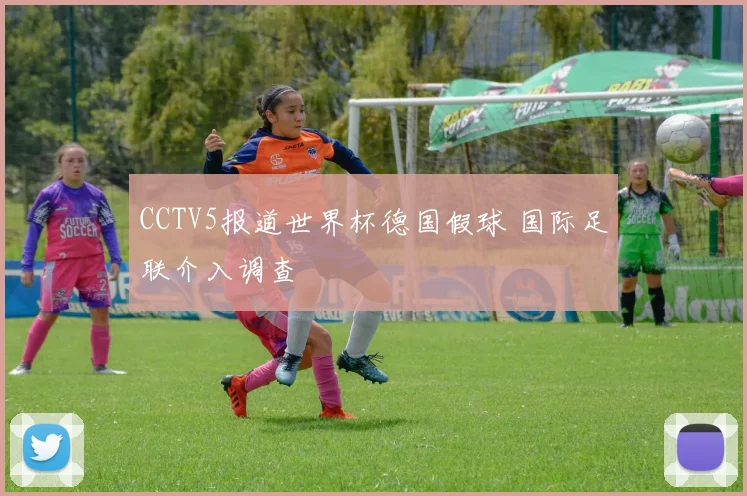 CCTV5报道世界杯德国假球 国际足联介入调查